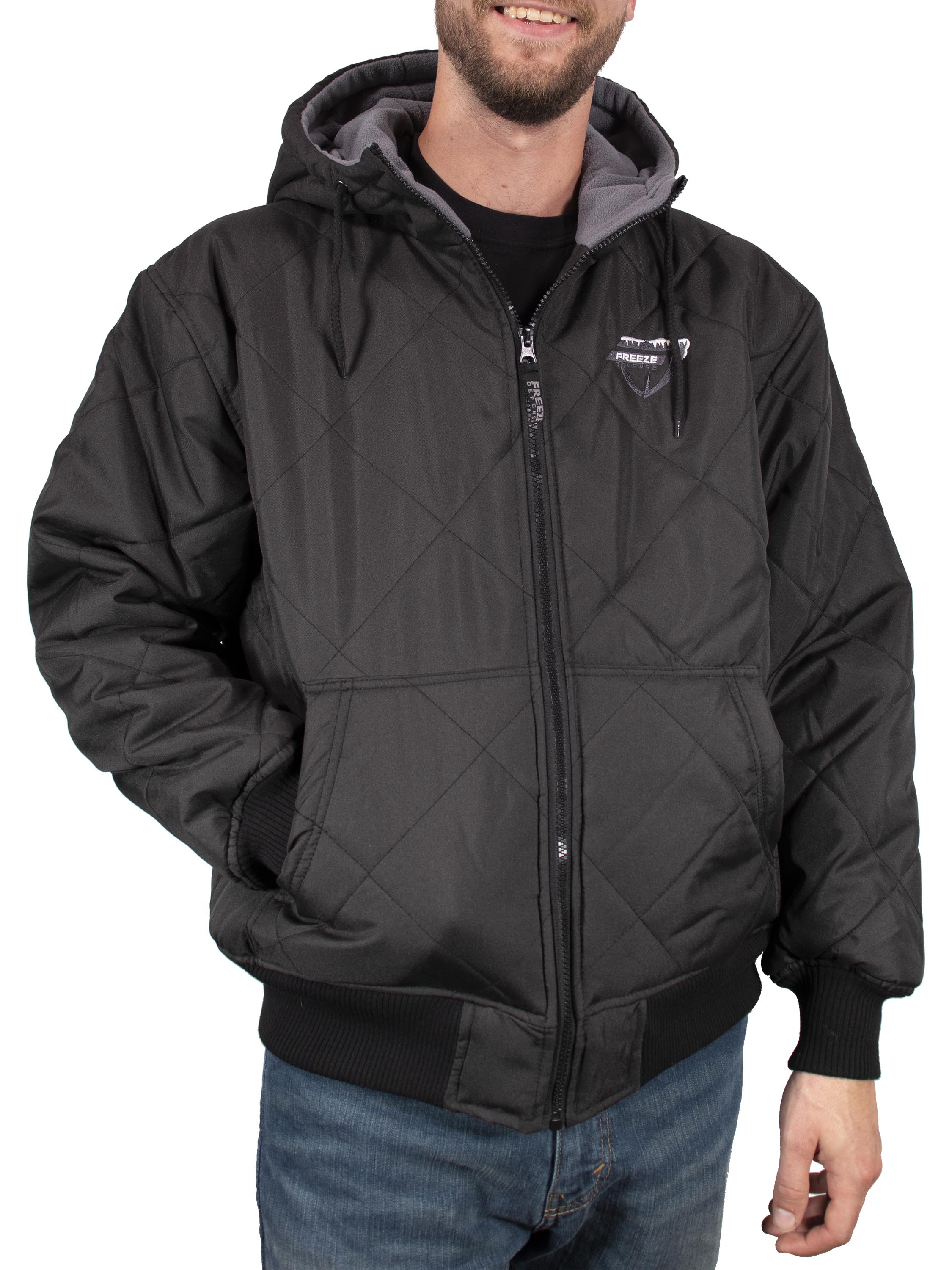 Men's Fleece-Lined All-Weather Zip-Up Jacket